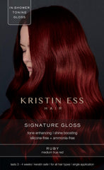 Kristin Ess Ruby en frasco, realza tono rojo intenso