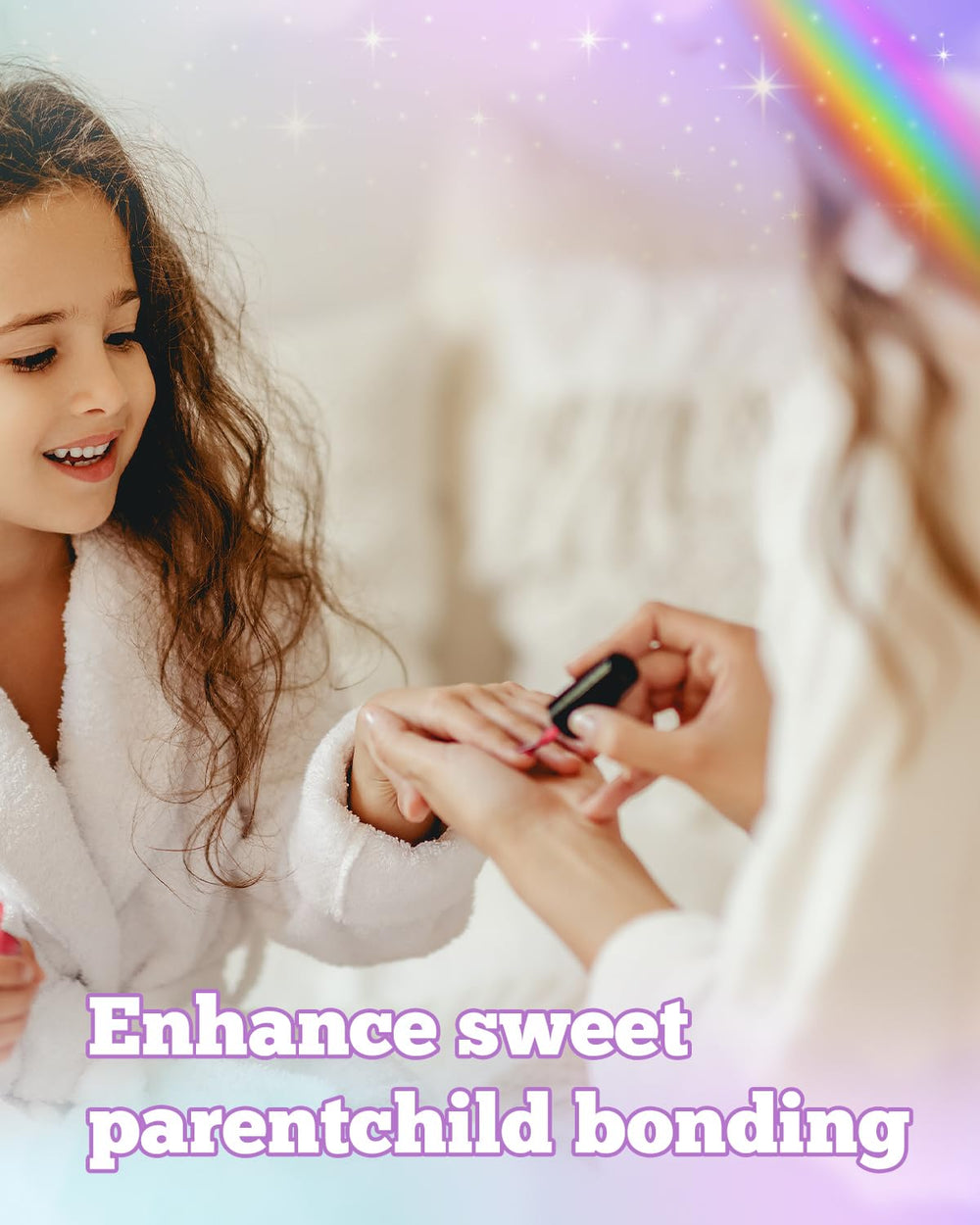 Krofaue uñas para niñas, diez tallas, encuentra la medida perfecta para dedos pequeños.