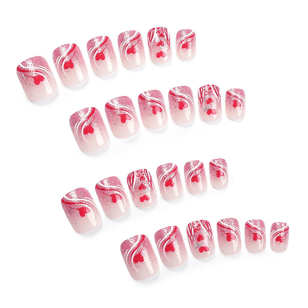 Uñas KRTBKR pegables para aplicación rápida y fácil.