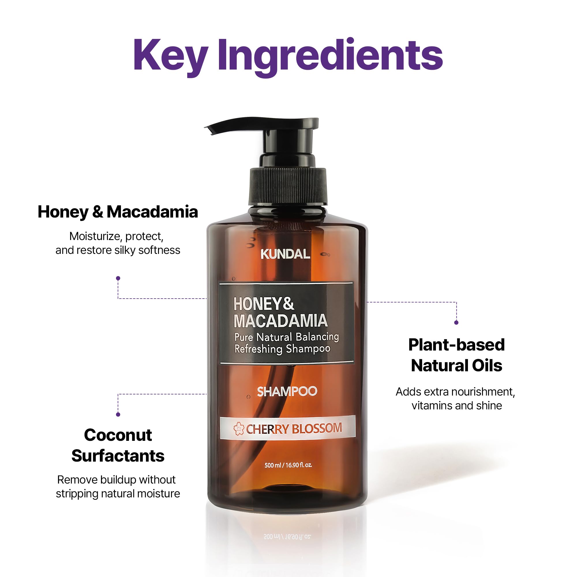 KUNDAL Acondicionador Coreano, crema suave que desenreda.