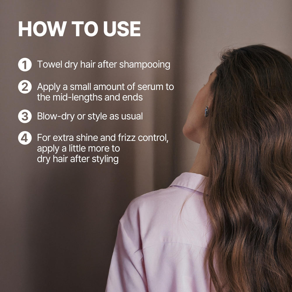 Ingredientes naturales que cuidan el cabello con suavidad.