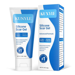Kunyle Gel de Silicona: aplicación suave para cicatrices recientes.