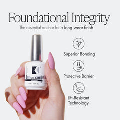 KUPA GelFinity Base Coat consigue adherencia fuerte para una base estable en gel.