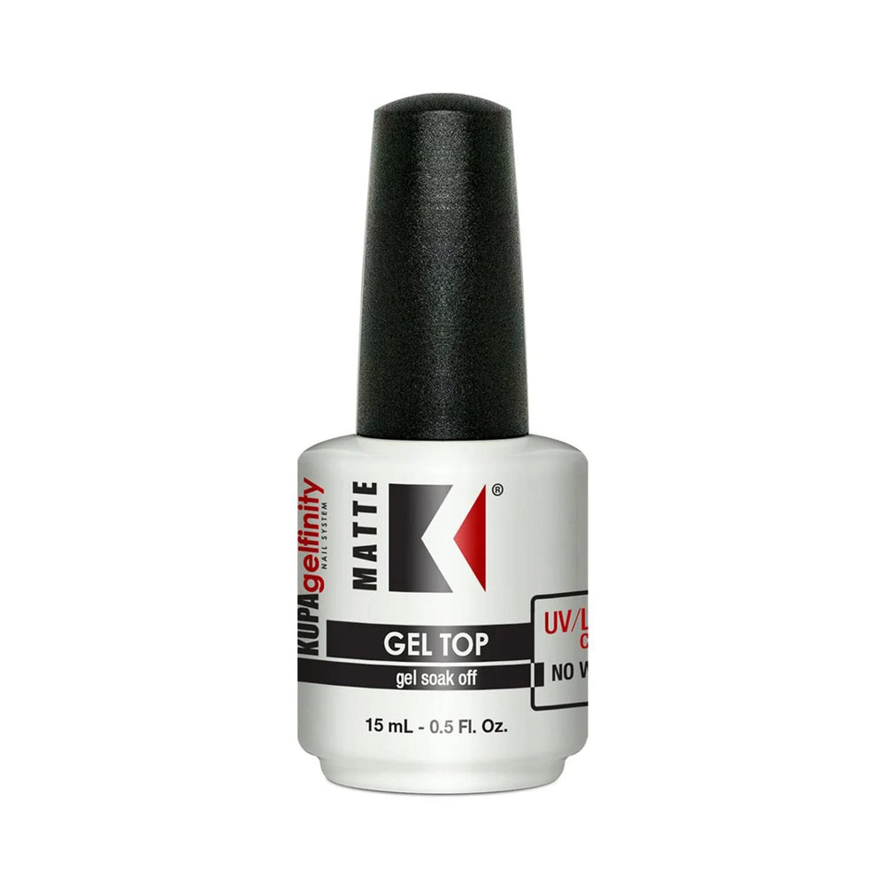 KUPA Gelfinity: capa-mate-sin-limpieza para acabado sedoso y duradero.
