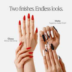 KUPA Gelfinity top coat mate sin limpieza para efecto elegante y duradero.