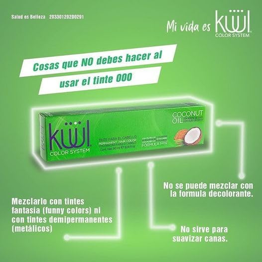 Küül Color System: pigmentos intensos que prolongan la intensidad del color.