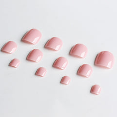 KXAMELIE uñas pies rosas reutilizables para múltiples cambios de estilo.
