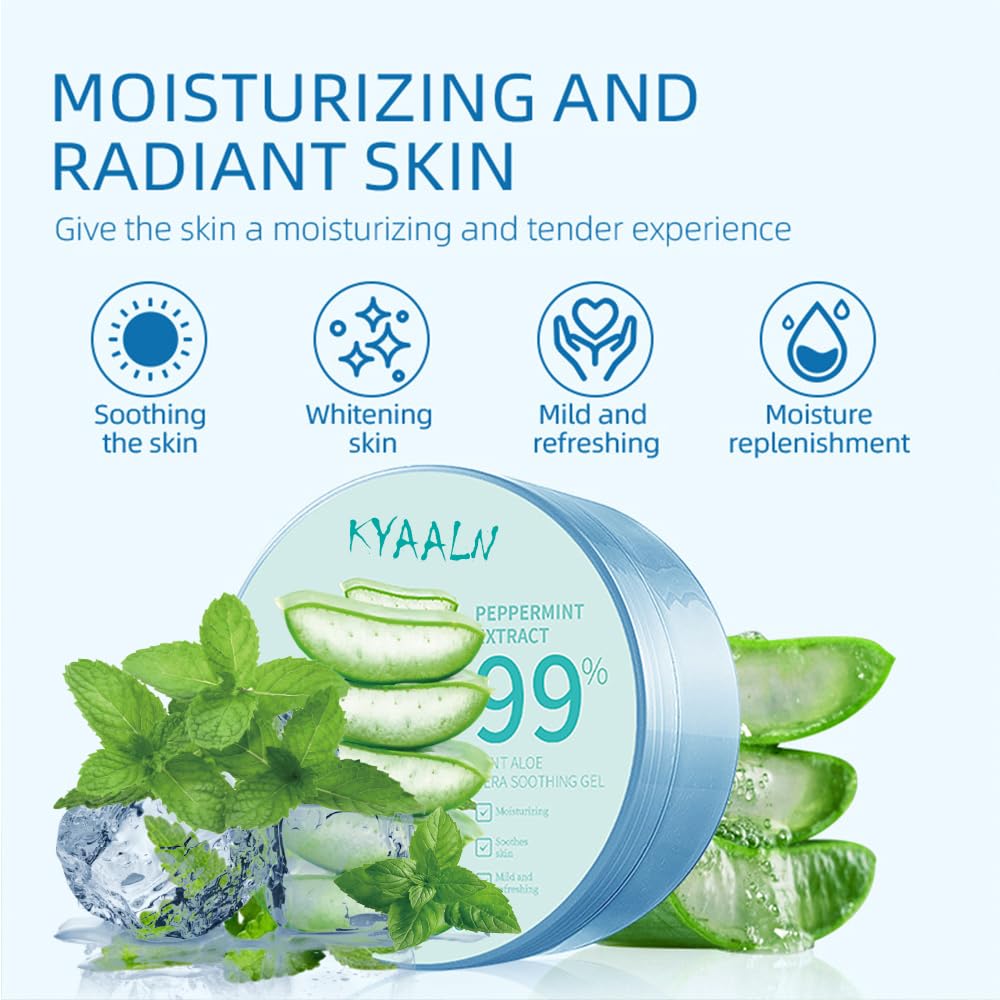 KYAALN Aloe gel textura ligera: no grasa y secado rápido