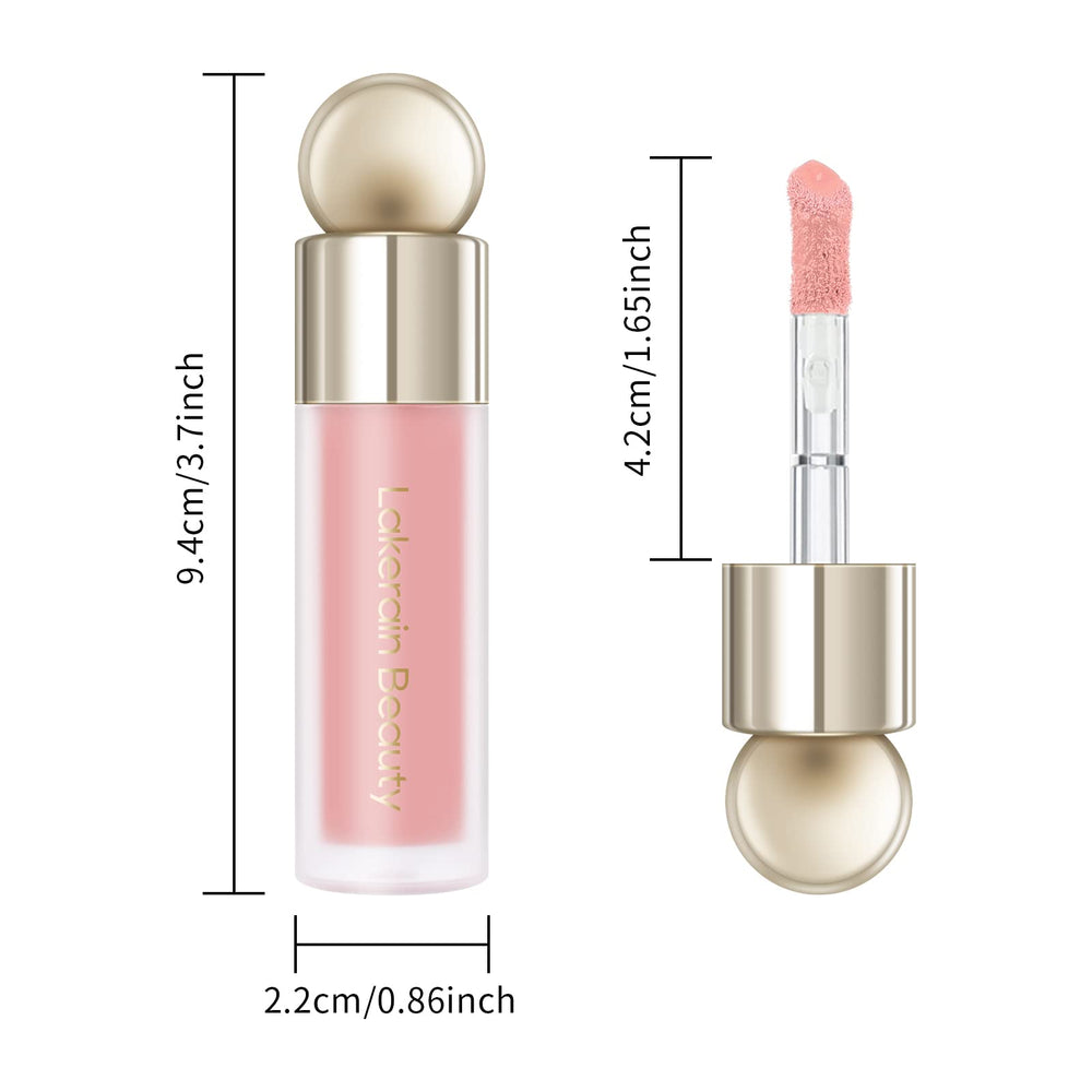 KYDA Liquid Blush multitarea puede usarse como rubor, sombra o labial para tono coordinado.