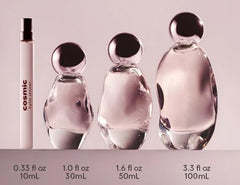 Kylie Cosmetics Cosmic EDP: detalle de notas doradas para un aroma sutil y seductor.