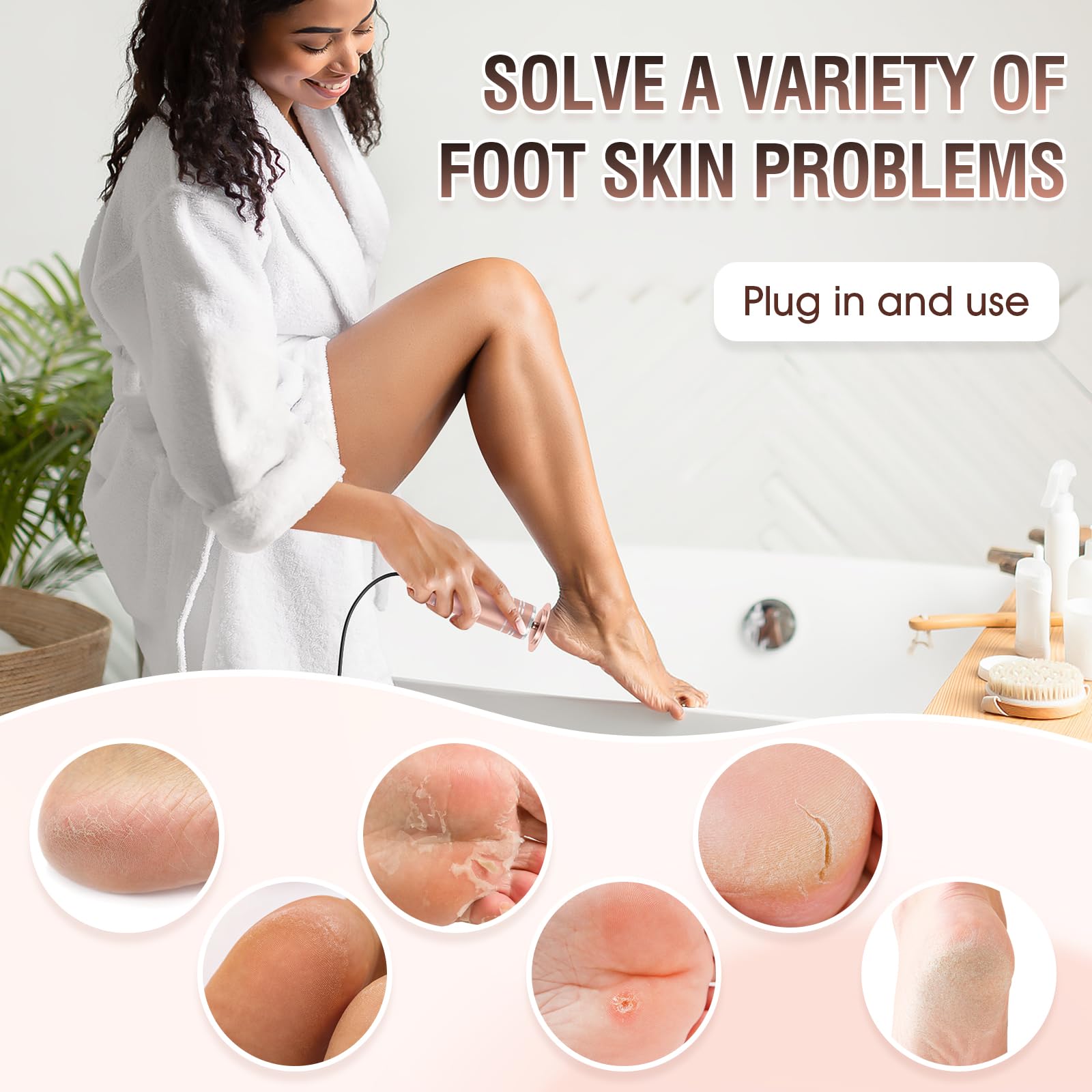 Cuerpo de aluminio duradero KZAOPZ mejora el agarre durante la pedicura.