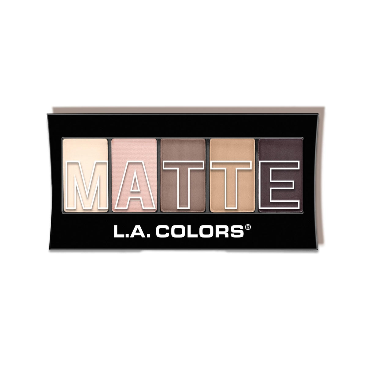 L.A. COLORS paleta Natural Linen: sombras mate versátiles para looks diarios.