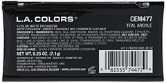 Paleta L.A. COLORS para transiciones y acentos en maquillaje.