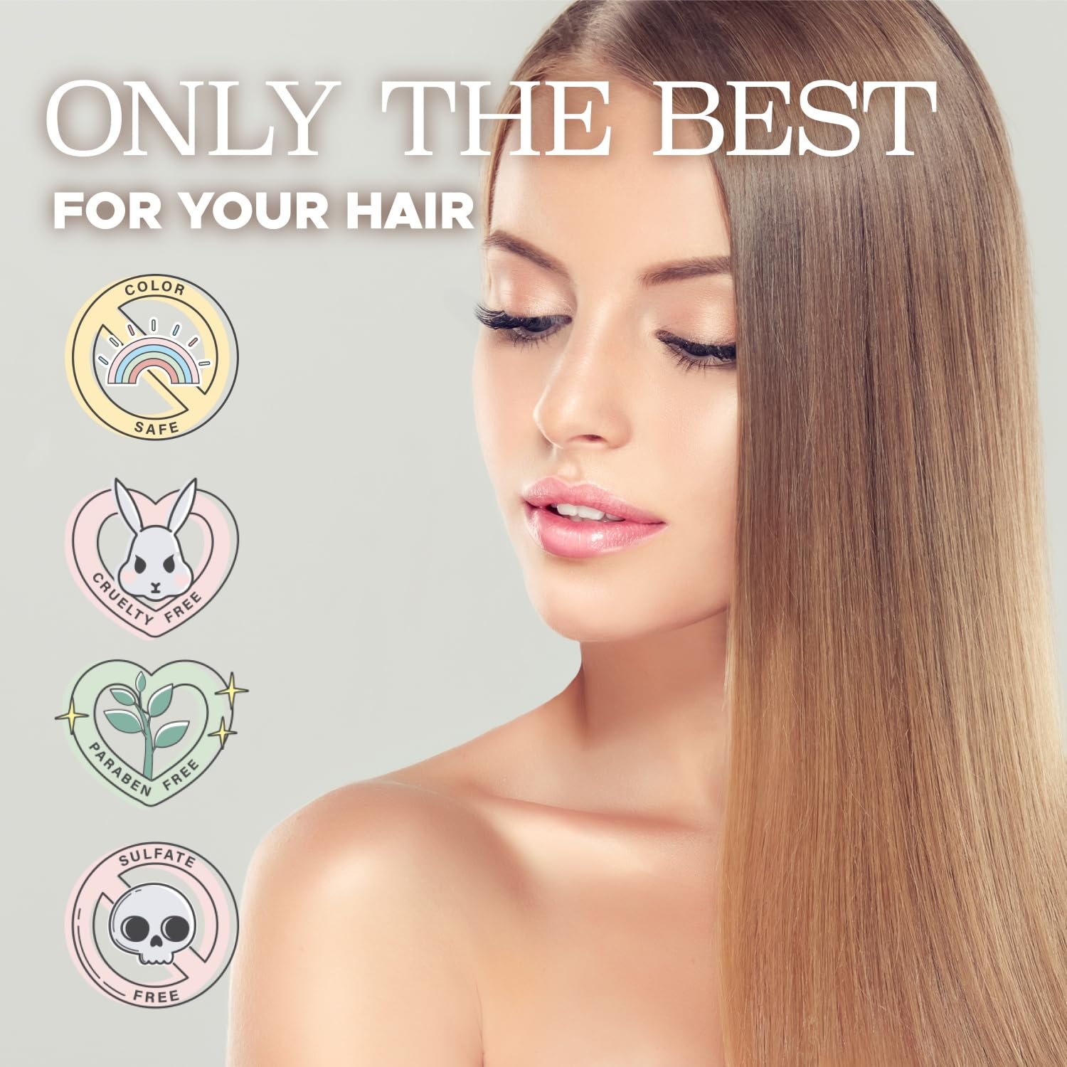 Cabello ligero, hidratado y sin frizz gracias a L LUSETA.