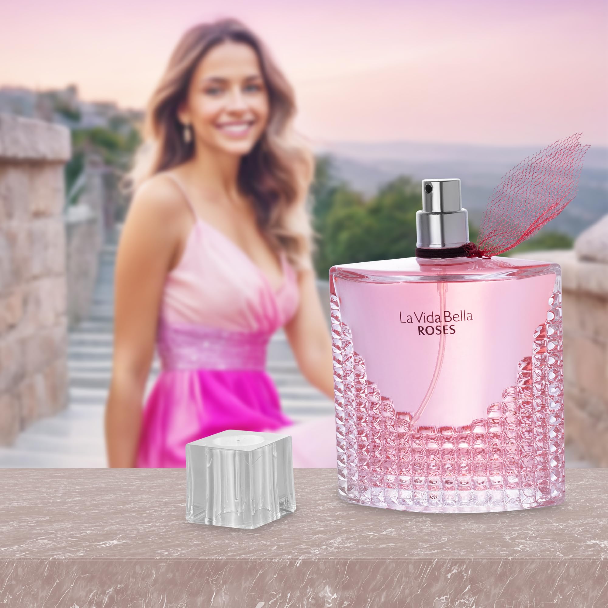 La Vida Bella Roses, uso diario que realza momentos especiales.