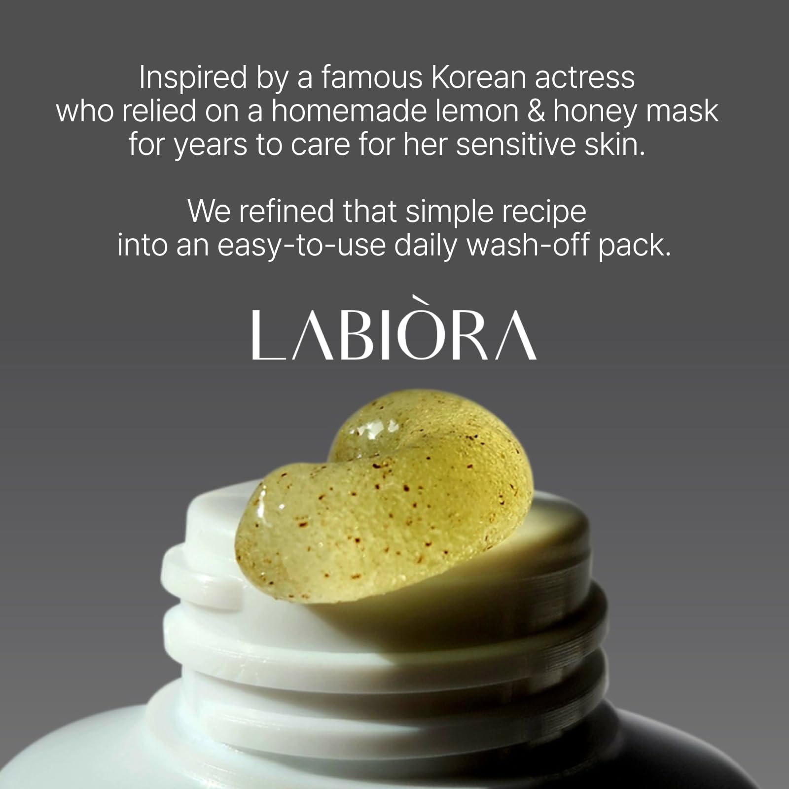 LABIORA Mascarilla enjuagable para limpieza rápida y suave.