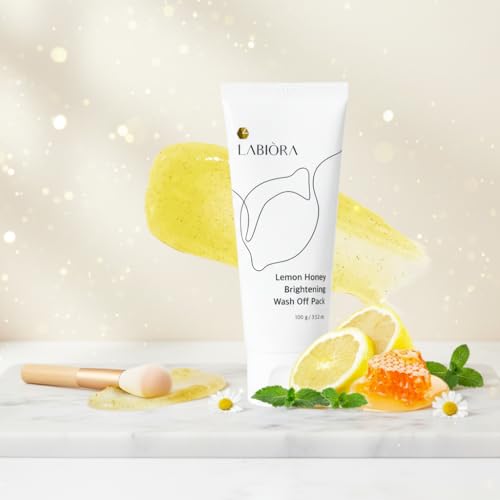 LABIORA Mascarilla exfoliante, textura suave con azúcar para refinar la piel.