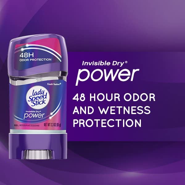 Secado rápido del desodorante gel invisible de Lady Speed Stick