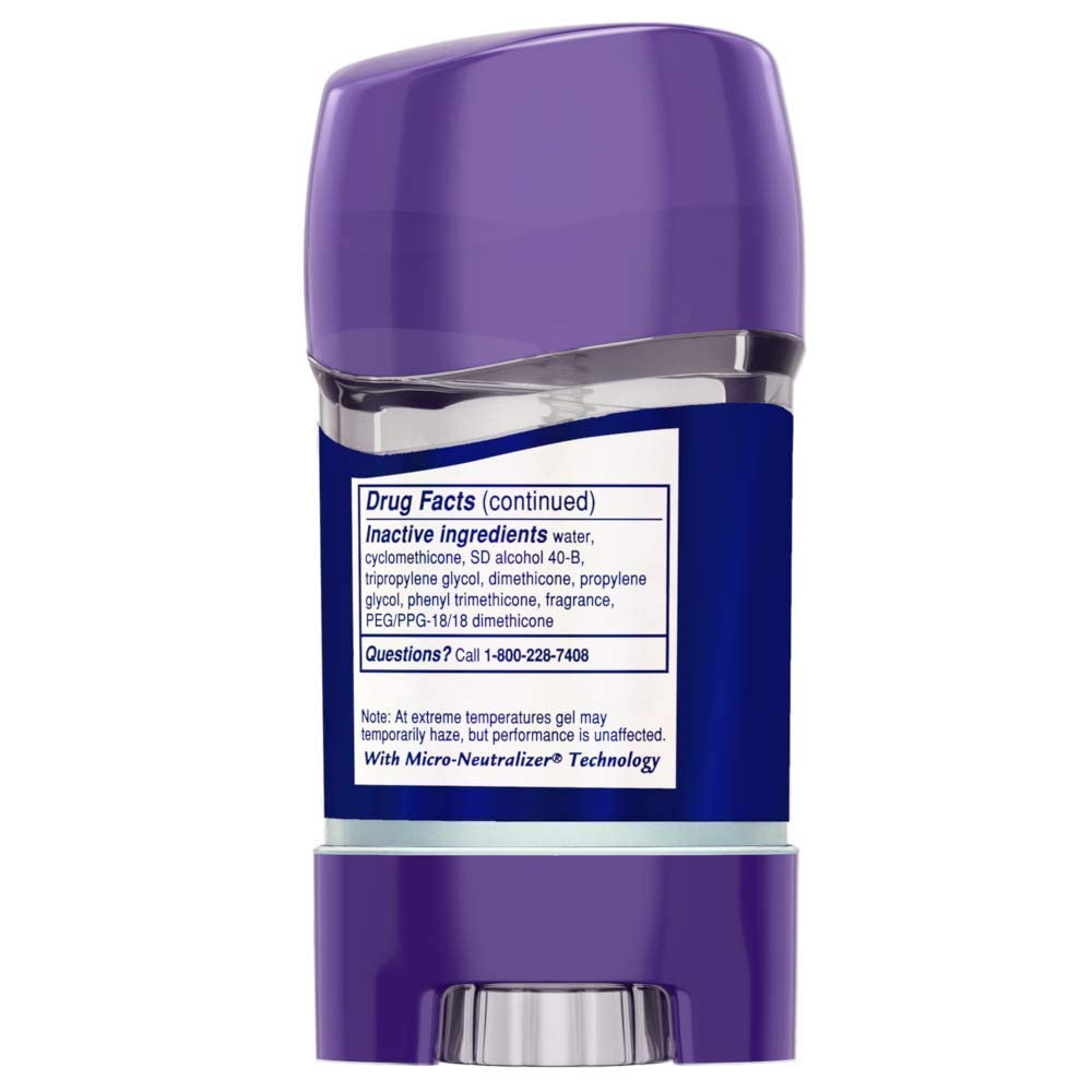 Desodorante gel invisible para vestido negro sin manchas con Lady Speed Stick