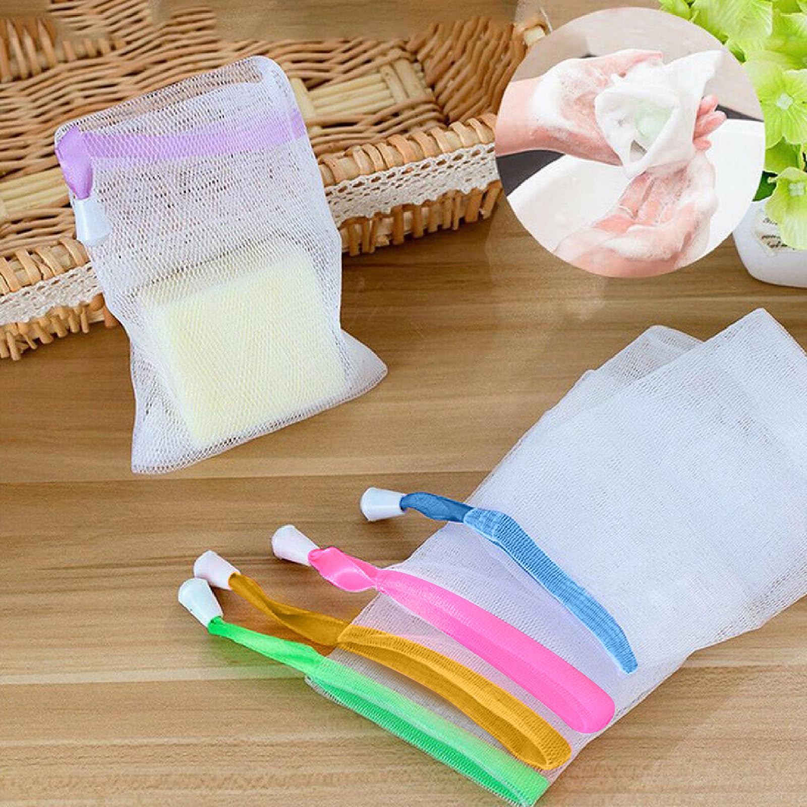 Lagincig bolsa jabón espuma rápida: facilita un lavado más agradable.
