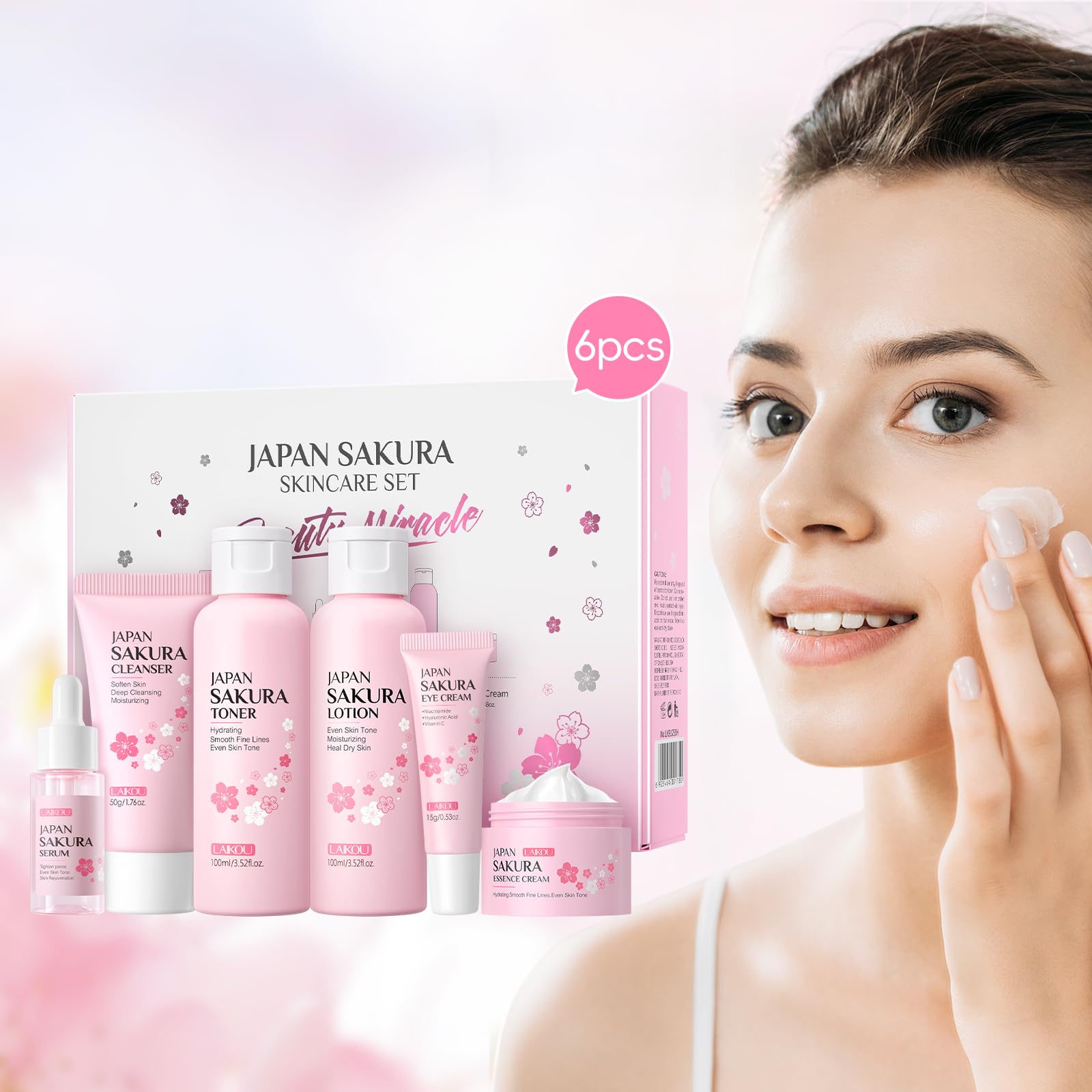 Laikou crema ojos Sakura reduce cansancio y suaviza la mirada.