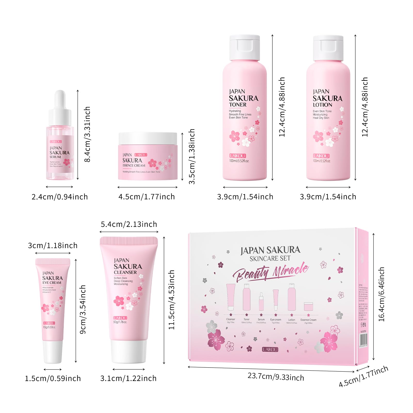 Laikou regalo Sakura ideal para mujeres y familiares.