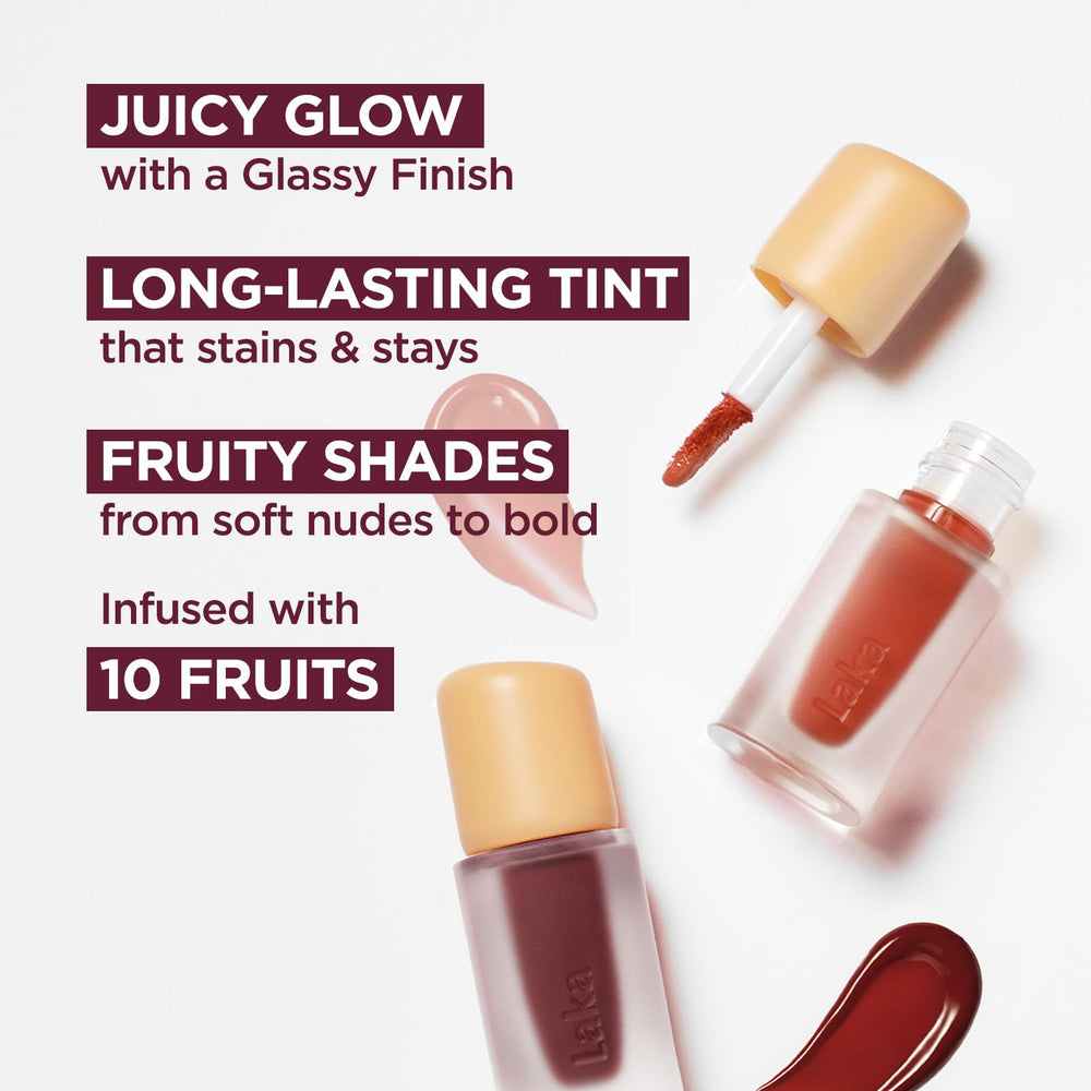 Pigmentación intensa de Laka para color duradero en labios