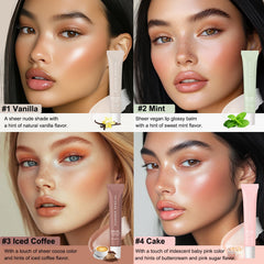 Bálsamo mantequilla de Lakerain en aplicación suave para labios suaves todo el día