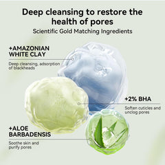 LANBENA peel-off mask drying on skin to lift impurities