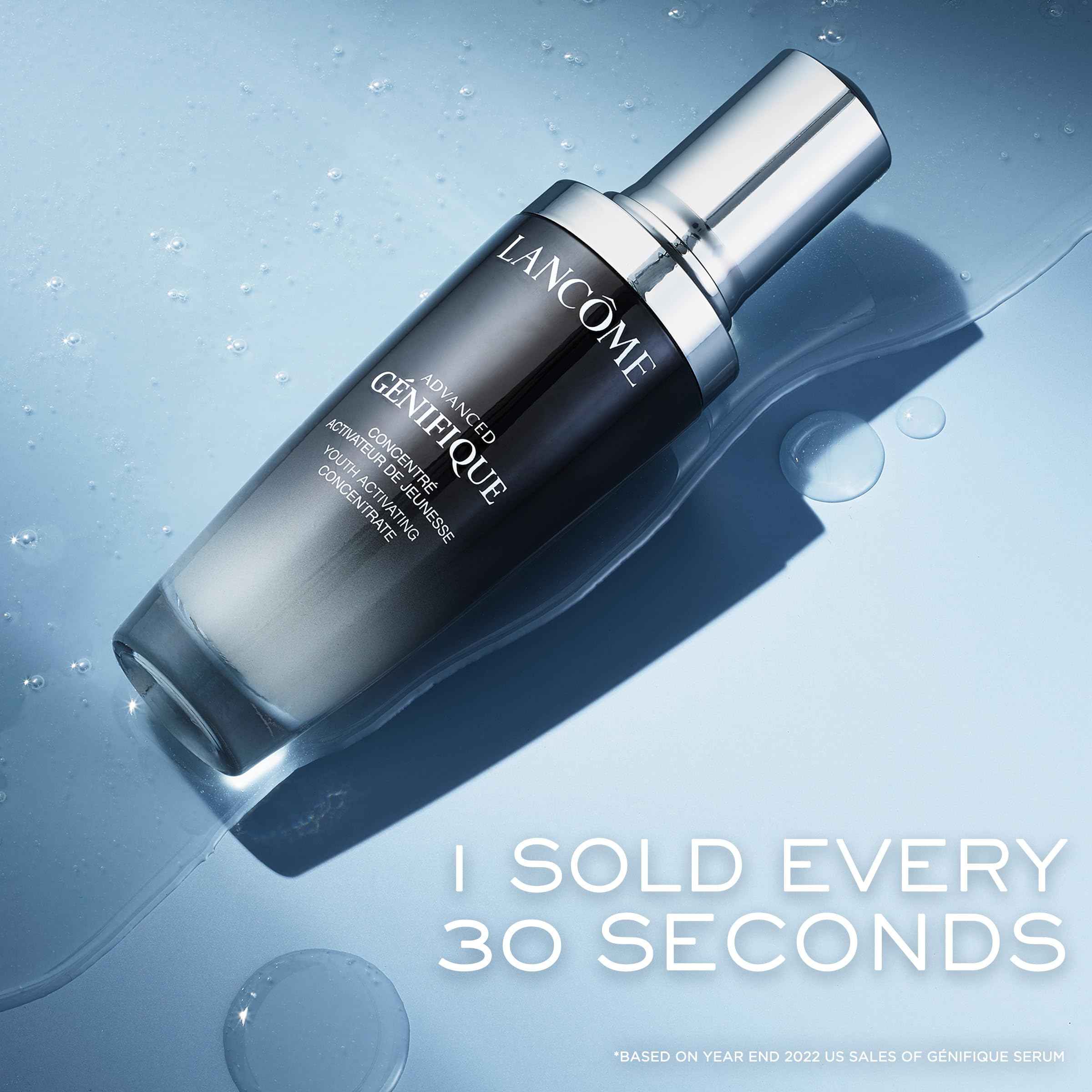 Lancôme Génifique: uso matutino y nocturno para resultados.