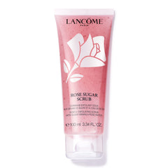 Lancôme gommage visage Rose – grains de sucre pour peau éclatante et lisse.