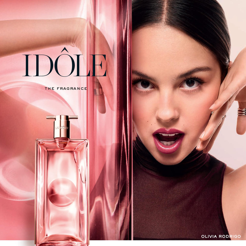 Lancôme Idôle, nota de vainilla en la base, base cálida para mayor profundidad