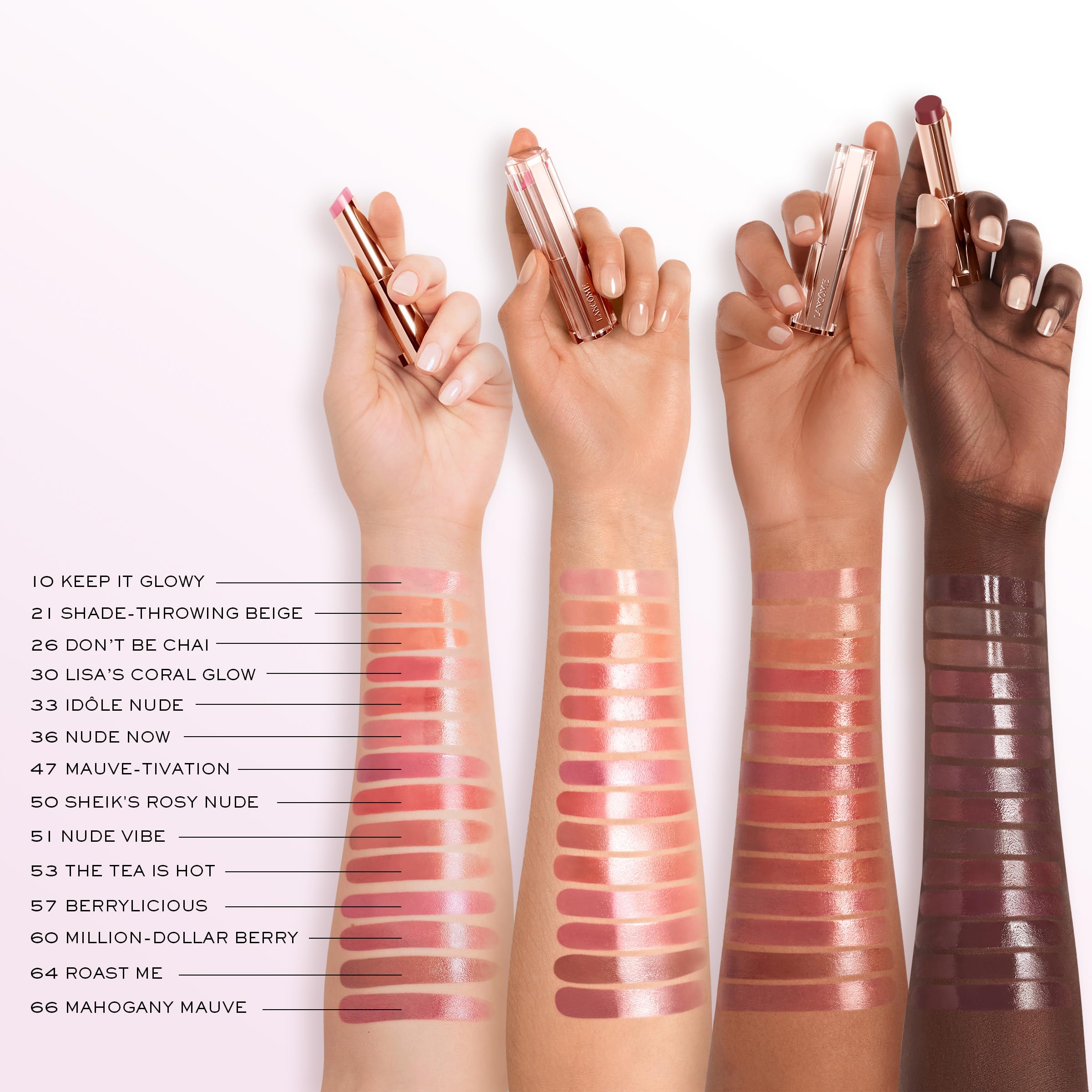 Lancôme Lip Idôle Squalane-12 Butterglow textura ligera sin sensación pegajosa