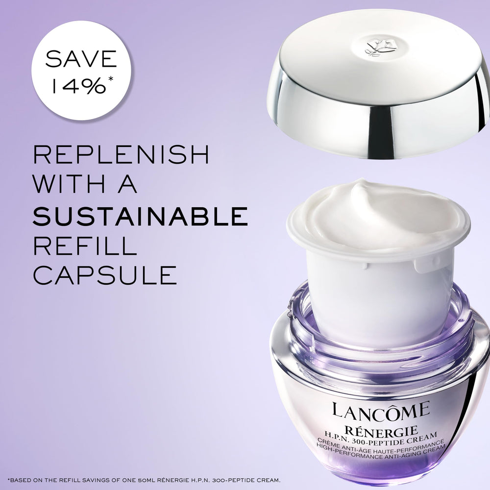 Absorción rápida de Lancôme Rénergie H.P.N. 300-Peptide crema para rutina eficiente.