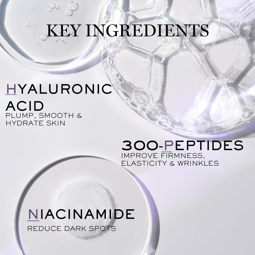 Niacinamida en Lancôme Rénergie H.P.N. 300-Peptide para tono uniforme.