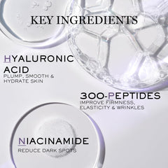 Niacinamida en Lancôme Rénergie H.P.N. 300-Peptide para tono uniforme.