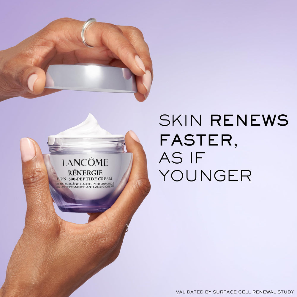 Lancôme Rénergie caja set 50 ml, empaque premium para rutina diaria.