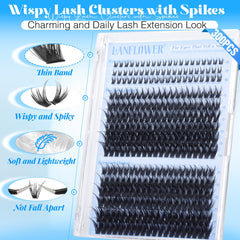 Lanflower bottom lash clusters add volume and definition