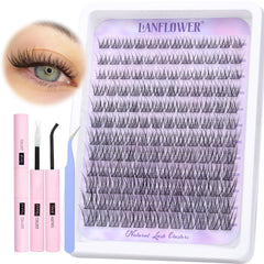 Lanflower conjunto de pestanas naturales con efecto ligero para look diario