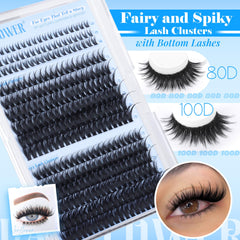 Lanflower DIY multi-style lash set in use