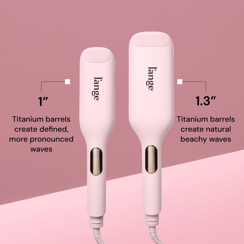 Rizador SculptWaver de L'ANGE HAIR diseño ergonómico para uso cómodo.