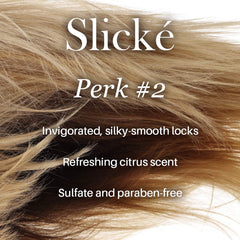 L'ANGE HAIR Slické, aplicación en la mano, distribución uniforme del acondicionador.