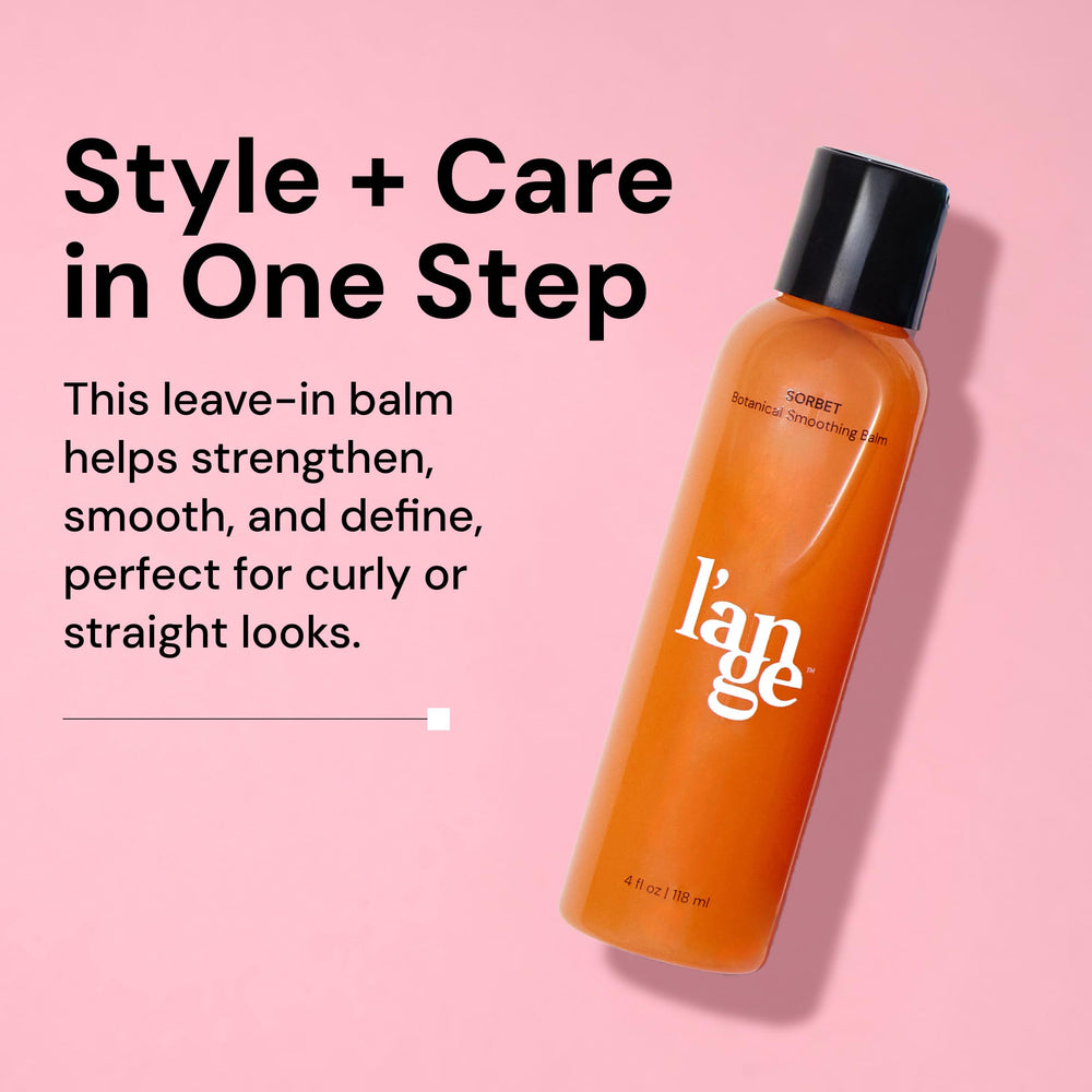 Control del encrespamiento y brillo natural con Sorbet de L'ANGE HAIR.