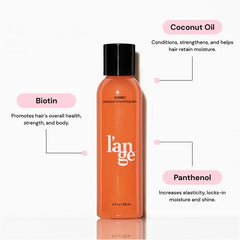 Hidratación inmediata gracias a biotina y aceite de coco para el cabello.