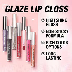 LANGMANNI hydrating lip gloss formula keeps lips soft and comfortable.