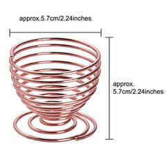 LanMa: diseño espiral ventilado, soporte para esponjas en oro rosa.