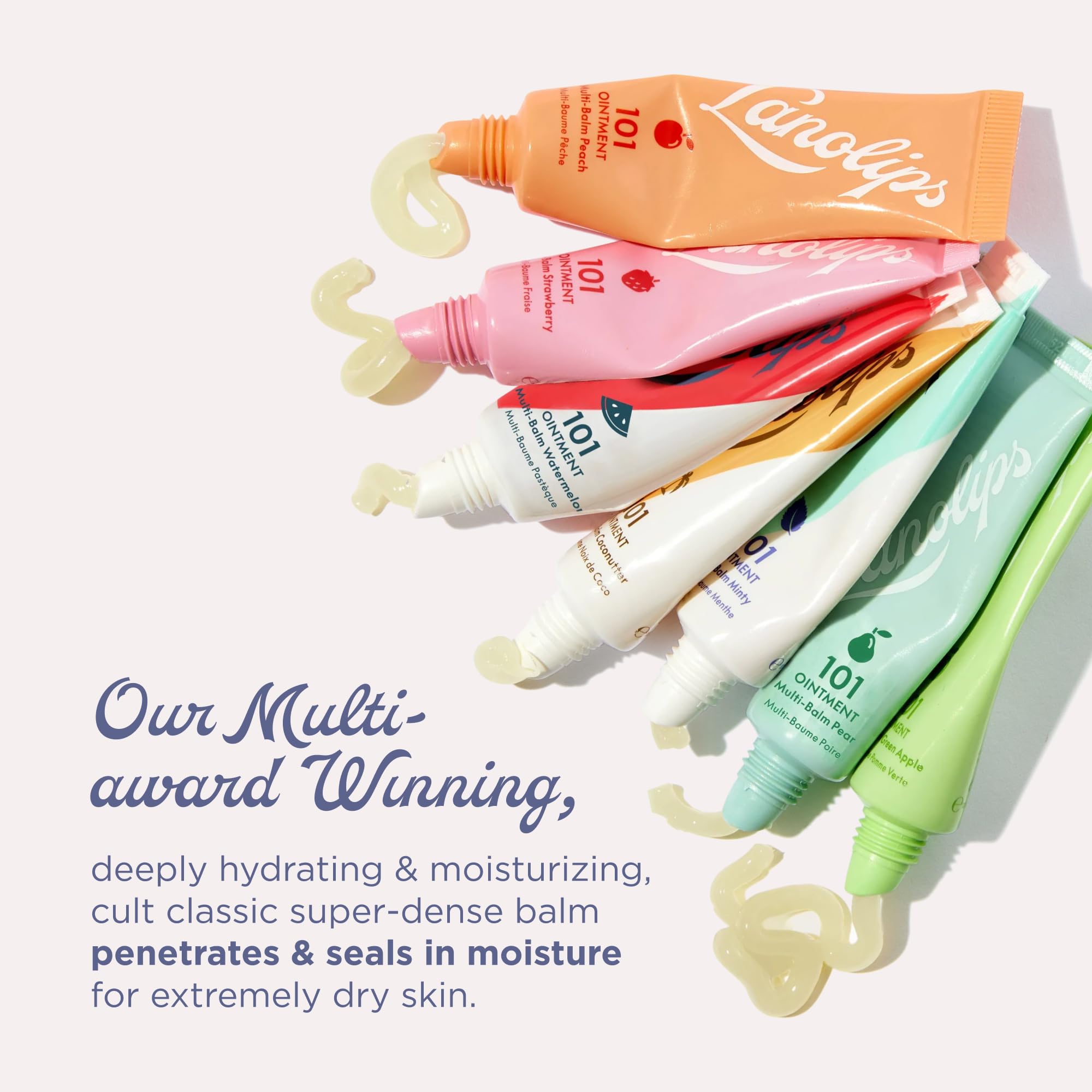Lanolips 101 Ointment en cutículas para hidratar y suavizar.
