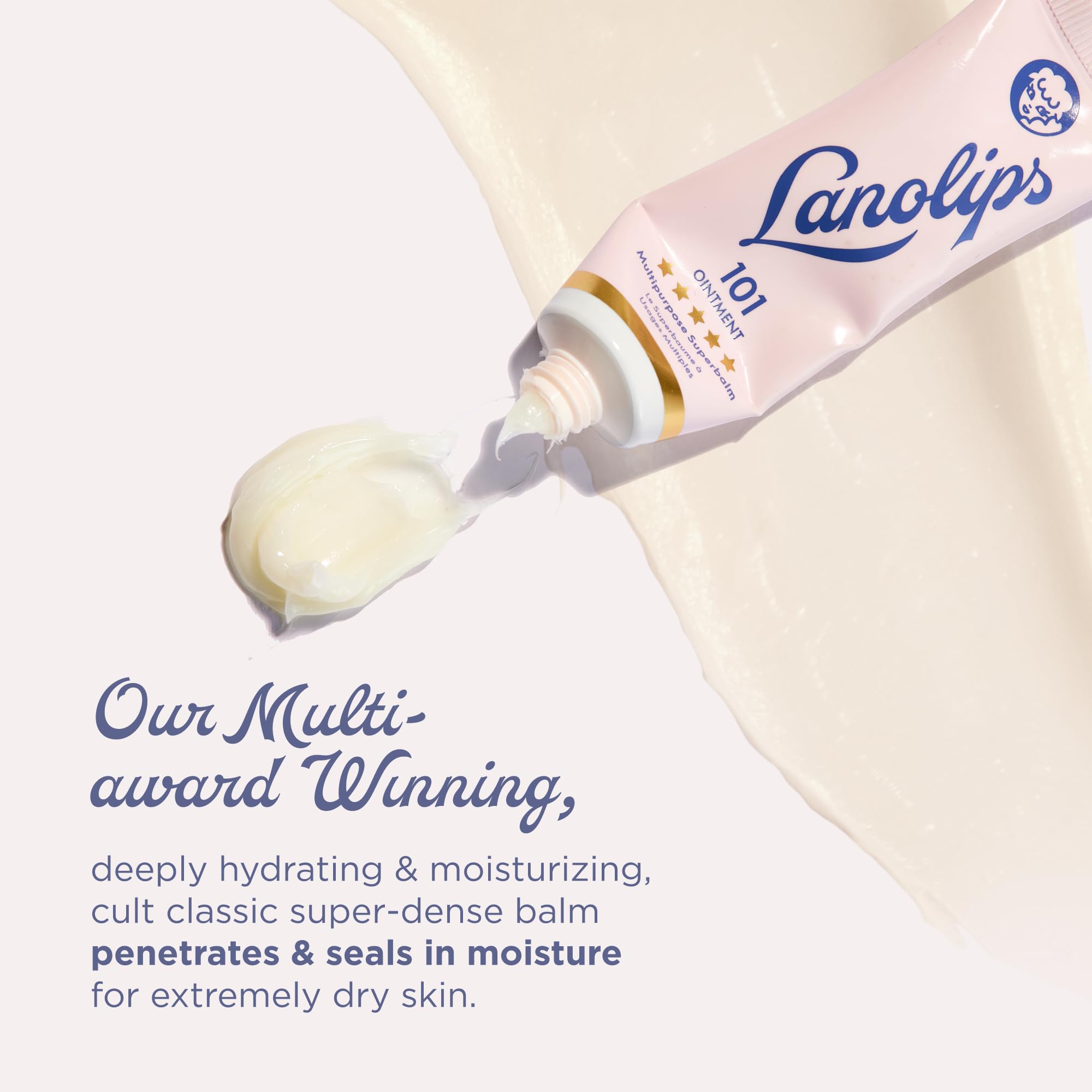Lanolips 101 Ungüento en cutículas para hidratación profunda.