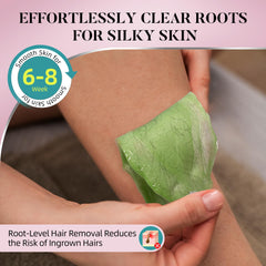LANSLEYWAX cera en perlas para depilación suave y efectiva