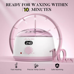 LANSLEYWAX kit: 39 accesorios para depilación profesional en casa